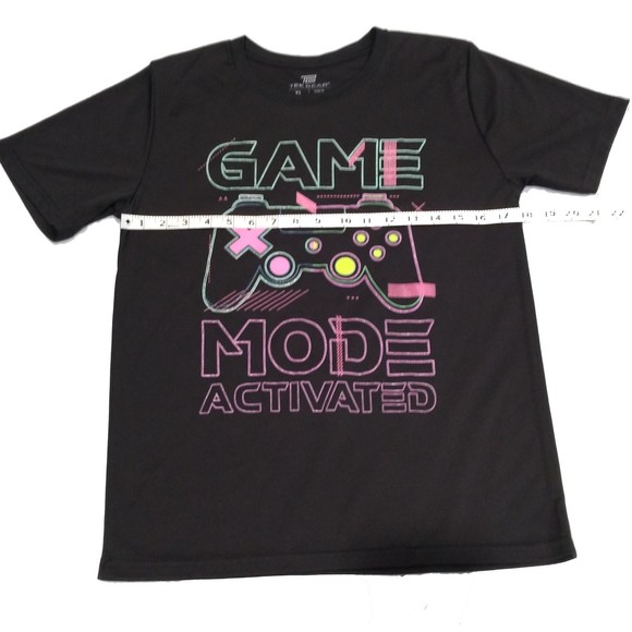 Tek Gear Women Active Top Size XL Black Game Mode T-Shirt DryTek Short Sleeve - Picture 4 of 9